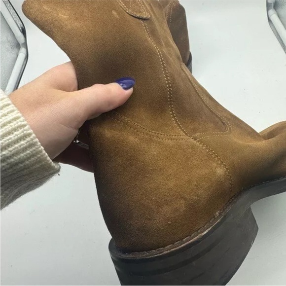 J. Crew Men’s Leather Brown Roper Boots Size 9 - Picture 5 of 16